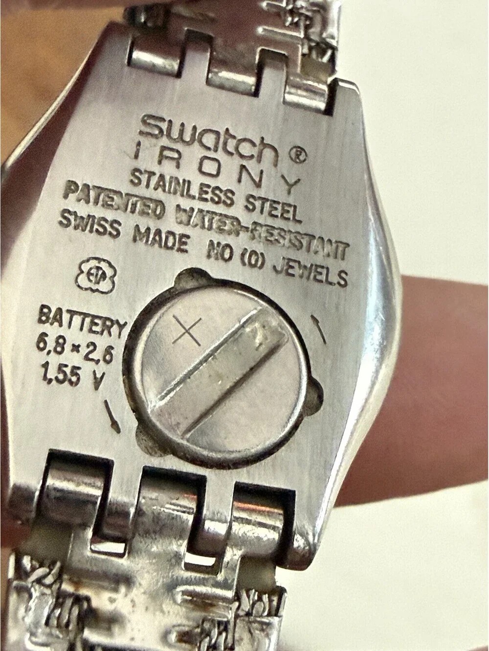 Swatch Quartz Watch Double Belt , Good Condition , Needs Battery